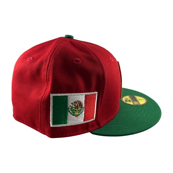 New Era Mexico World Baseball Classic 59FIFTY Red Fitted Hat - Picture 3 of 4
